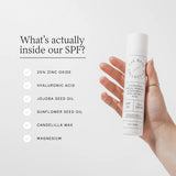 SPF50 Hydrating Facial Mineral Sunscreen + Hyaluronic Acid 110ML  SPF50 保濕礦物臉部防曬霜（鎂+透明質酸注入！）