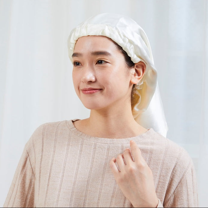 〖躺靚!〗日本 Cocoonfit Premium Silk Cap 絲綢晚安美髮帽 – GAIA Holistic Living