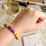 Aromatic Palo Santo Bracelet with Amethyst 香香聖木紫水晶手串