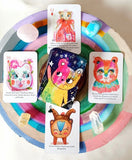 Rainbow Bears playing cards and divination