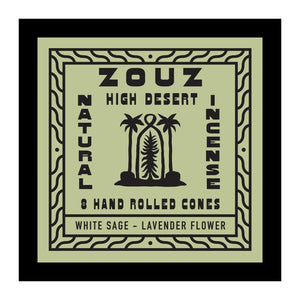 Zouz Incense High Desert Blend - White Sage & Lavender 白鼠尾草、薰衣草