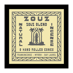 Zouz Incense Zouz Blend - Frankincense, Myrrh, Benzoin & Bay Laurel 乳香、沒藥、安息香、月桂